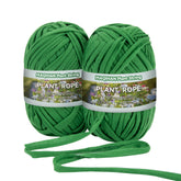 MAQIHAN garden string with soft elastic ties gently supports delicate stems in home gardens.