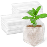 MAQIHAN nursery grow bags in 4.7-inch square form support seed starting and tidy transplant readiness.