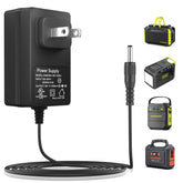 MARBERO 19V adapter front view highlights slim design for easy plug access