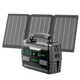 MARBERO M155SL30 portable power station in a travel backpack setup, compact for on-the-go use