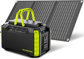 MARBERO solar generator front view for compact camping power