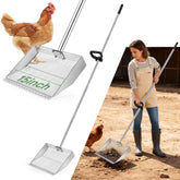MarchingGreen chicken poop scooper rake 15in for efficient manure cleanup.