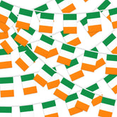 MARFOREVER Ireland banner draped on a fence for St. Patrick's Day celebration