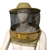 Massive Bee Store round hat veil closeup with breathable protection for beekeepers