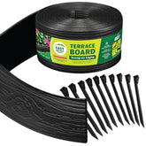 Master Mark Terrace Board edging with wood-grain look defines borders