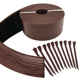 Master Mark Terrace Board Edging with wood-grain texture defines garden borders.
