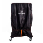 Masterbuilt 40-inch vertical smoker cover front view shows rugged weather-ready fabric