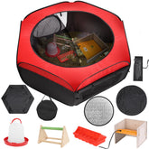 Matalde brooder box pop-up design for quick chick housing