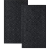 MATALL front door mat 2-pack with strong water drainage at entry