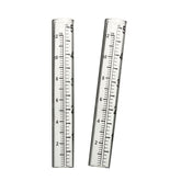 Mateda 5-inch rain gauge tube in clear glass for precise yard readings