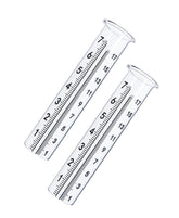 Mateda rain gauge glass tube with lid design for stability.