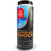 MAV AquaDoc non-chlorine hot tub shock bottle labeled for quick oxidation.