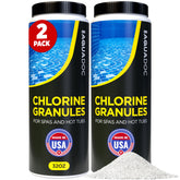 MAV AquaDoc spa chlorine 2lb packaging for easy hot tub dosing.