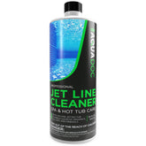 MAV AquaDoc Spa Jet Cleaner bottle showing deep-clean jet lines for clearer water.
