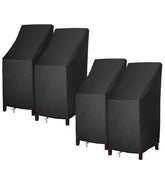 Mavincher stackable chair cover front view protects up to six chairs