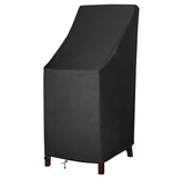 Mavincher stackable chair cover offers full coverage for up to six chairs, protecting from rain.