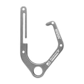 Mavnai DuracutiX hook on harness showing secure attachment for climbers