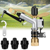 Maxcheck 360-degree coverage sprinkler for large-area irrigation.