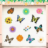 MAXDUCK spring magnets flowers and butterflies set brighten your fridge or door with cheerful seasonal flair.