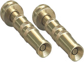MAXFLO high-pressure hose nozzle two-pack in action for versatile watering.