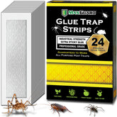 MaxGuard glue trap strip close-up shows ultra-sticky adhesive for pest capture