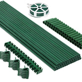 MAXPACE garden stakes kit with 40 stakes ready for DIY plant supports.