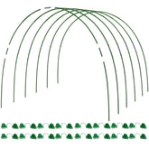 MAXPACE greenhouse hoops bundle ready for quick, reusable tunnel assembly in your garden