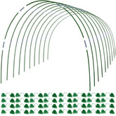 MAXPACE greenhouse hoops kit with 50pcs for customizable grow tunnels