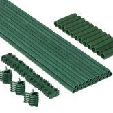 MAXPACE garden stakes kit assembly with modular fiberglass supports for flexible garden layouts