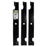 MaxPower 561149B three-blade set for 54-inch mower, ready for precise cuts