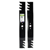 MaxPower 561544XB two-blade mulching set for 46-inch mowers enhances mulch distribution