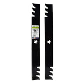 MaxPower 561739XB mulching blades in package for 46-inch mowers.