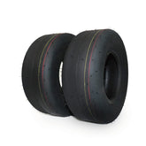 MAXROLLORS 13x5-6 tire side view shows smooth turf protection for lawns