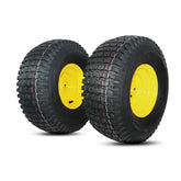 MAXROLLORS balance tire and wheel assembly improves ride stability on lawns.