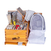 MayBee 10-frame beehive box dipped in beeswax for durable housing