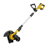 Mayoki brushless lawn edger with a 9-inch blade for clean, precise edging along sidewalks.