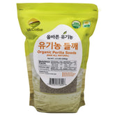 McCabe Organic Raw Perilla Seeds packaging shows USDA and CCOF certification for trusted quality.