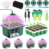 Mckanti seed starter tray with 12 cells, ideal for indoor germination