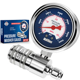 McKillans high pressure gauge front dial with clear PSI and MPa readings