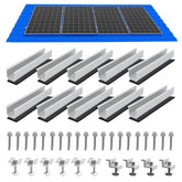 MCOOH solar mounting rail provides sturdy, weatherproof support for rooftop installations.