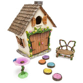 Meadow & Oak Fairy Garden House Kit front door magnets for easy, secure access.