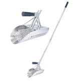 MEEGOON sand scoop for metal detecting with a wide bowl for quick beach finds