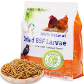MEILLEURE 5lbs dried BSF larvae in resealable bag boost poultry protein.