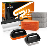 MEKER griddle cleaning kit front view for quick post-cook cleanup