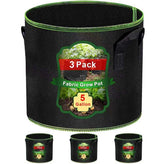 MEKOLIFE 5-gallon grow bag close-up weave enhances airflow for healthier roots.