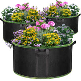 MEKOLIFE 50 gallon grow bag with reinforced bottom seam for durability.