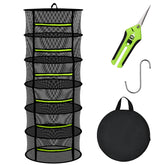 Mekolife 6-layer herb drying rack mesh design for efficient air drying.