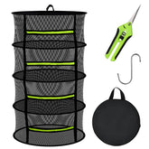MEKOLIFE 4-layer herb drying rack assembled for efficient indoor drying.