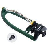 Melnor 65048-AMZ sprinkler with brass nozzles for even lawn coverage