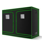 Melonfarm 4x8 grow tent exterior view showing sturdy 600D canvas.